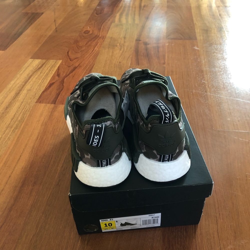 NMD _R1 adidas camo army print men’s size 10 - Picture 3 of 8